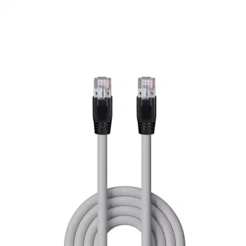 Verkkokaapeli Lindy Cat.6A U/FTP LSZH, solid core, 60 m, harmaa, RJ-45