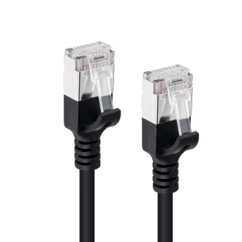 Microconnect V-FTP6A0015S ohut verkkokaapeli musta 0,15 m Cat6a U/FTP (STP)