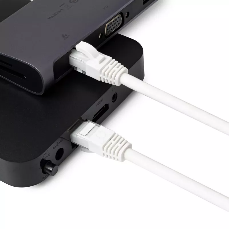 Verkkokaapeli MicroConnect ECO-MC-UTP6A02W Cat 6A 2 m valkoinen