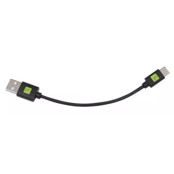 Techly ICOC MUSB20-CMAM01T USB-kaapeli USB 2.0 0,1 m USB A USB C musta