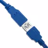 Techly jatkokaapeli USB 3.0, A-uros / A-naaras, 1 m, sininen ICOC U3-AA-10-EX