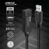 Lindy 20 m USB 3.0 -aktiivijatkokaapeli Type A–C