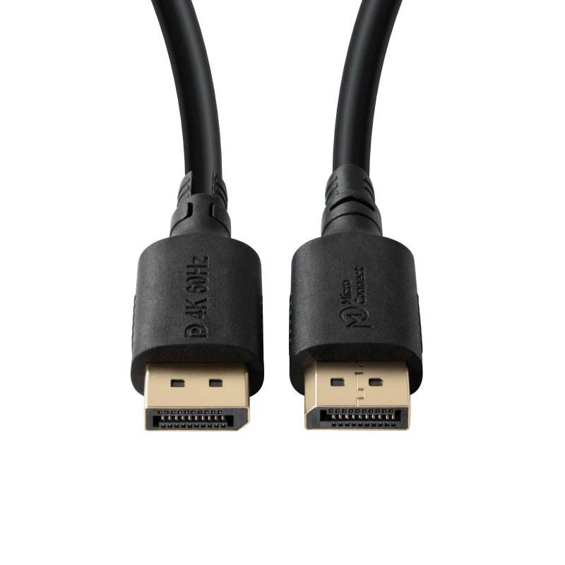 DisplayPort-kaapeli MicroConnect MC-DP-MMG-100LSZH 4K 1.2, 1,0 m, Low Smoke Zero Halogen