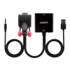 VGA- ja audio–HDMI-muunnin Lindy 38284