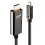 Lindy 5m USB Type-C – HDMI 4K60 -sovitinkaapeli HDR-tuella