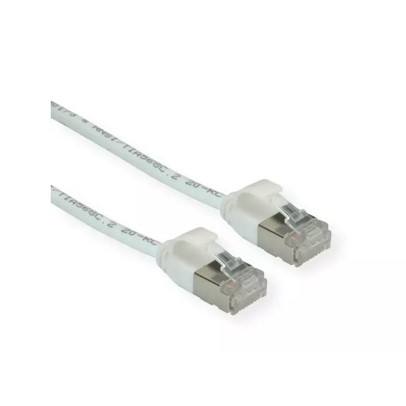 Verkkokaapeli ROLINE 21.15.1699 0,3 m Cat6a U/FTP RJ-45 valkoinen