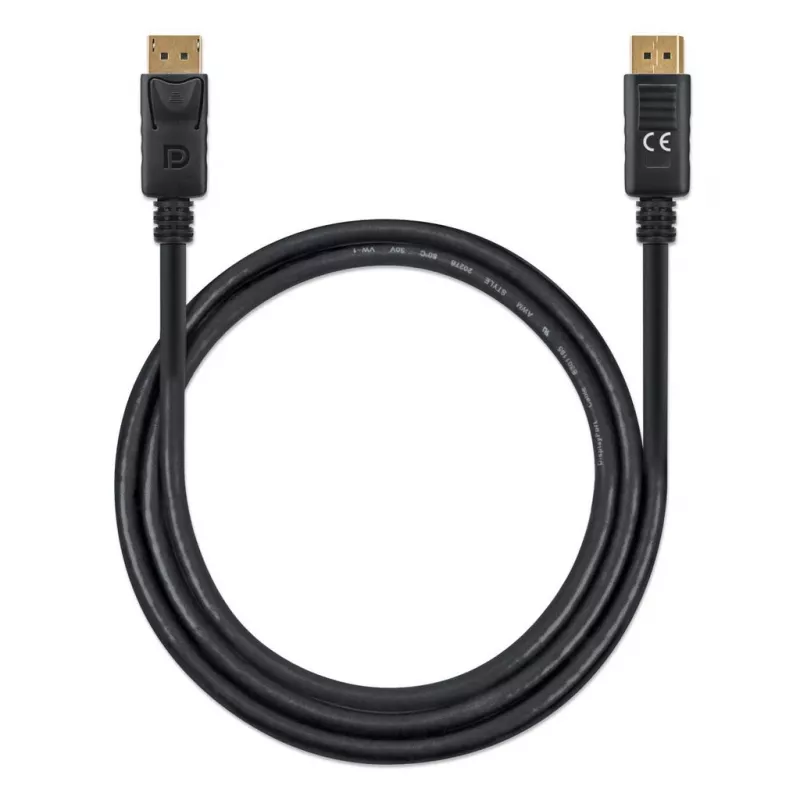 DisplayPort-kaapeli Manhattan DP14MM1M 8K@60Hz 1 m uros-uros