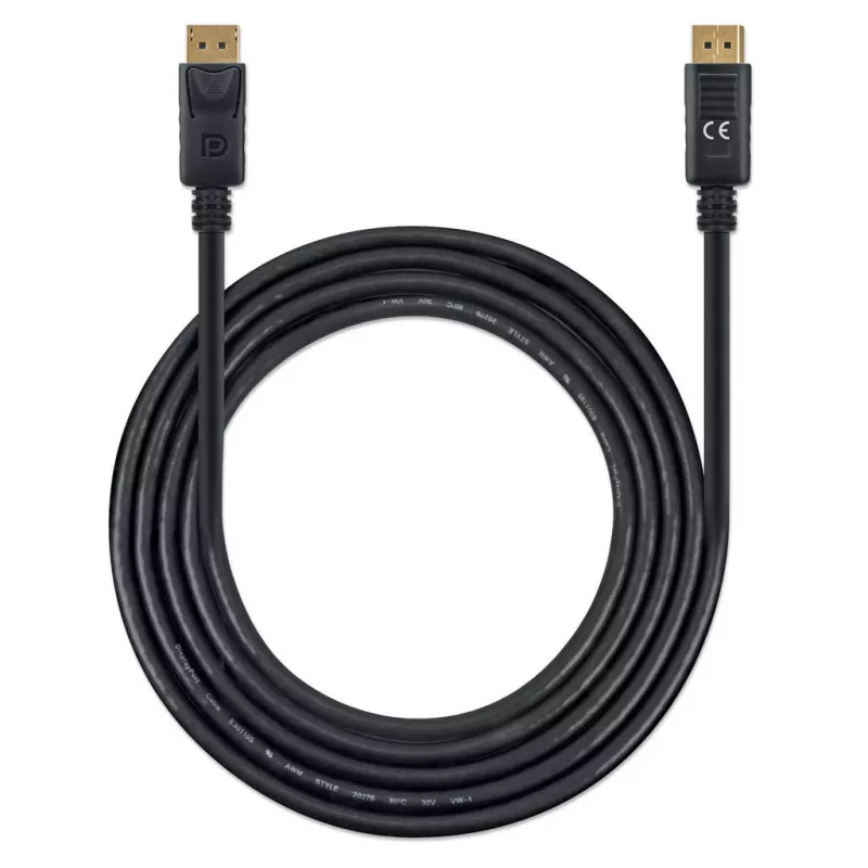 Manhattan DisplayPort 1.4 -kaapeli 8K@60Hz 2 m PVC uros-uros