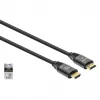 HDMI-kaapeli Ethernetillä Manhattan 8K@60Hz 2 m punottu uros-uros musta