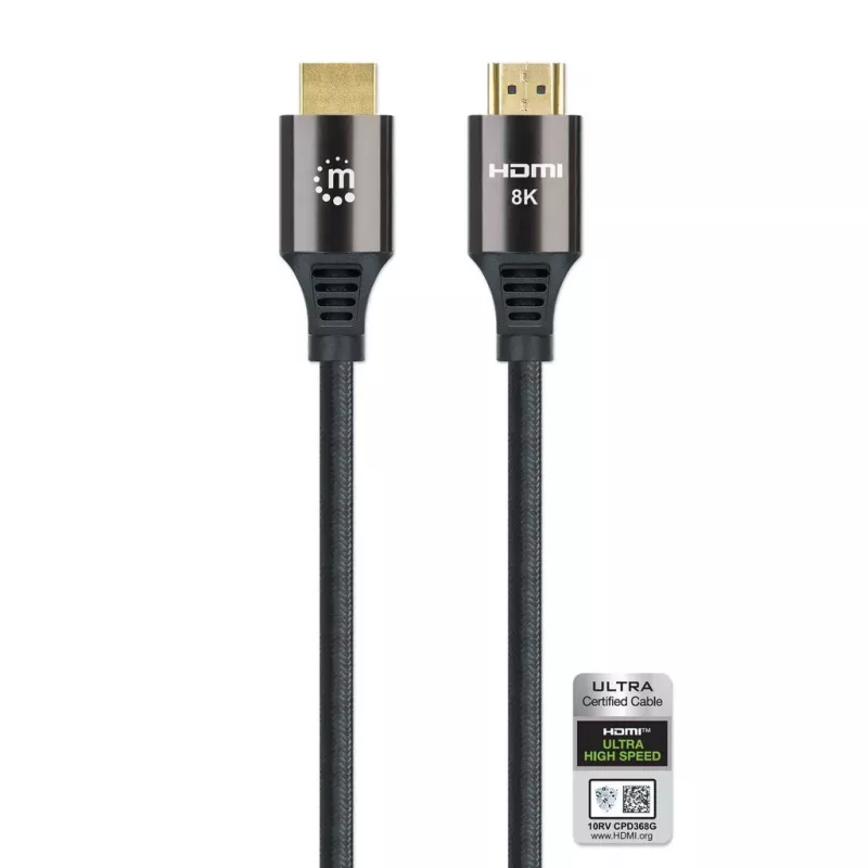 HDMI-kaapeli Manhattan 8K 60Hz 3 m uros-uros musta