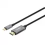 Manhattan USB-C - HDMI -kaapeli, 4K@60Hz, 2 m, musta, uros-uros, kolmen vuoden takuu, vastaa CDP2HD2MBNL