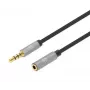 Äänen jatkokaapeli Manhattan 3,5 mm 3 m uros/naaras