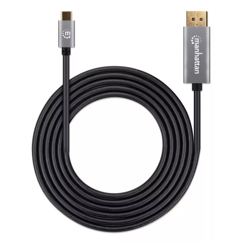 USB-C - DisplayPort -kaapeli Manhattan CDP2DP146B 8K 2 m