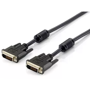 Equip DVI-D Dual Link -kaapeli, 3,0 m, 3 m, DVI-D, DVI-D, uros, uros, musta