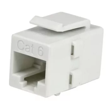StarTech.com valkoinen Cat 6 RJ45 Keystone-rasia verkkoliitäntä - F/F