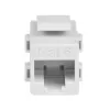 StarTech.com valkoinen Cat 6 RJ45 Keystone-rasia verkkoliitäntä - F/F
