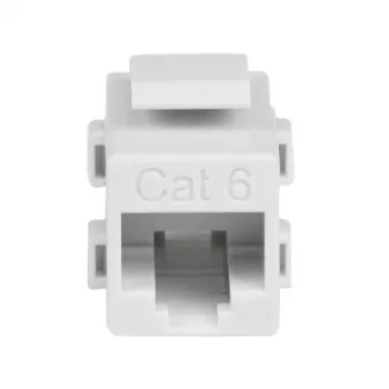StarTech.com valkoinen Cat 6 RJ45 Keystone-rasia verkkoliitäntä - F/F