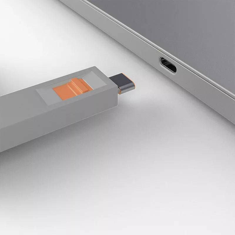 USB-C-porttitulppasarja Lindy, 4 kpl, oranssi
