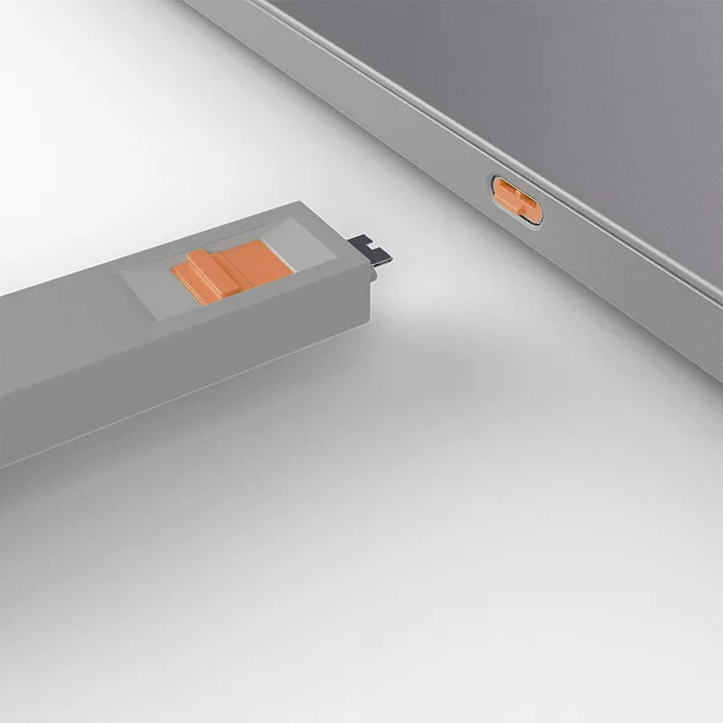 USB-C-porttitulppasarja Lindy, 4 kpl, oranssi