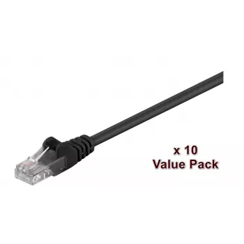 Microconnect V-UTP507SVP verkkokaapeli musta 7 m Cat5e U/UTP (UTP)