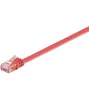 Microconnect V-UTP601R-FLAT verkkokaapeli punainen 1 m Cat6 U/UTP (UTP)
