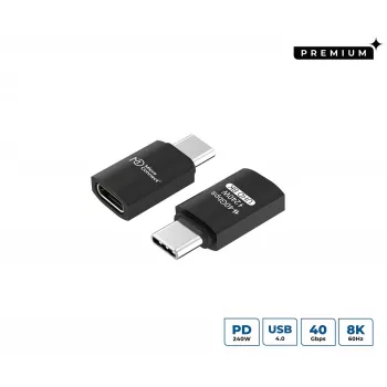 Microconnect USB4-CCF-240W USB-kaapeli 0 m USB-C musta