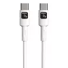 Techly ICOC-MUSB20-C60W1 USB-kaapeli USB 2.0 1 m USB-C valkoinen