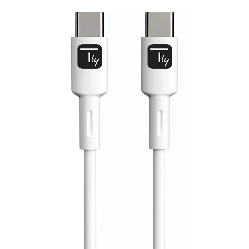Techly ICOC-MUSB20-C60W1 USB-kaapeli USB 2.0 1 m USB-C valkoinen