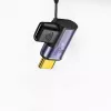 MicroConnect MC-USB4CCMF-MAGNETIC magneettinen USB-C-sovitin, 90° kulma, USB4, USB-C uros–naaras