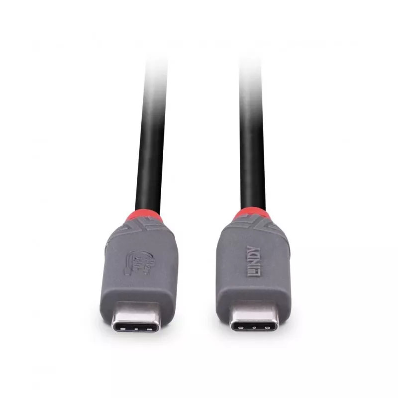USB 4 -kaapeli Lindy 2 m 240W Type-C 40 Gbit/s, USB4 Gen 3x2, musta