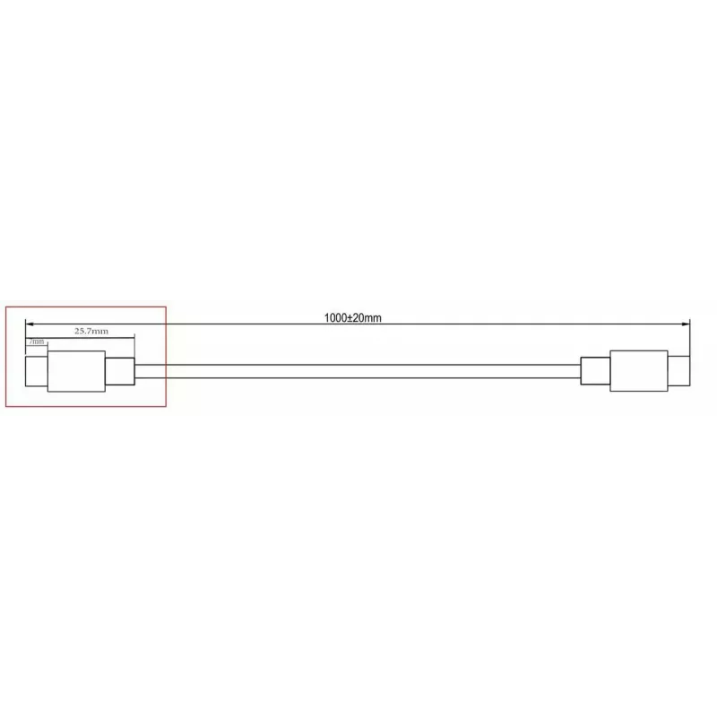 Microconnect DOCKUSB3.2CC1 USB-kaapeli USB 3.2 Gen 2 (3.1 Gen 2) 1 m USB-C musta