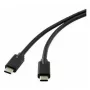 Microconnect DOCKUSB3.2CC1 USB-kaapeli USB 3.2 Gen 2 (3.1 Gen 2) 1 m USB-C musta
