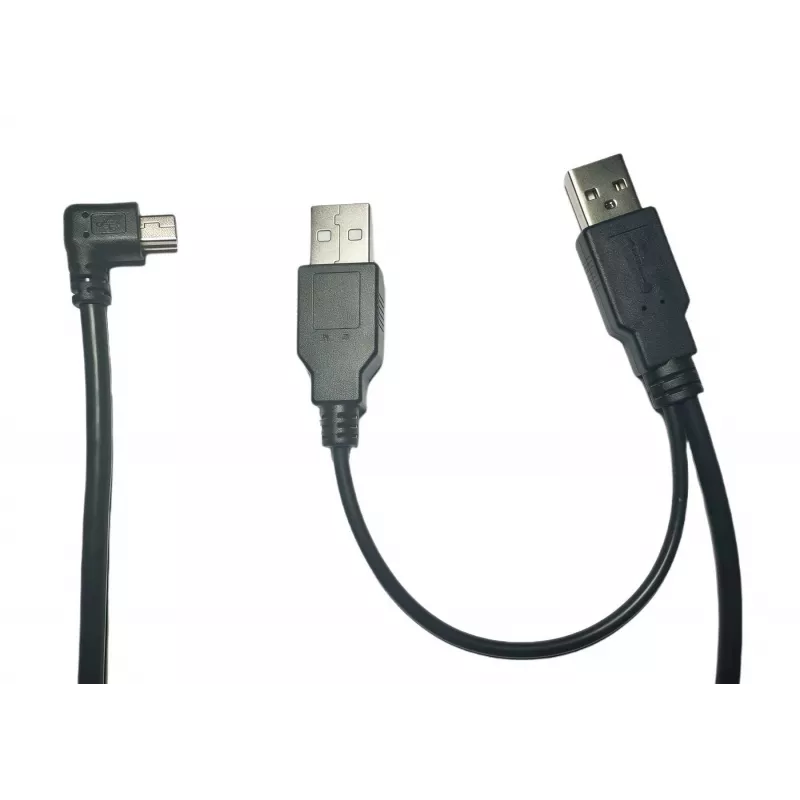 MicroConnect MC-WA1945B jakokaapeli, USB 2.0 A uros – USB 2.0 A uros + Mini USB -uros