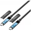 USB-C-kaapeli MicroConnect MC-USB3.2CC05-8K-OP 5 m — tukee 8K-videota, USB 3.2