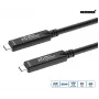 USB-C-kaapeli MicroConnect MC-USB3.2CC10-8K-OP 10 m, tukee jopa 8K:ta