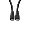 USB-C-kaapeli MicroConnect USB3.2CC01-LSZH, USB-C - USB-C, 100W, USB 3.2 -teho, LSZH-vaippa