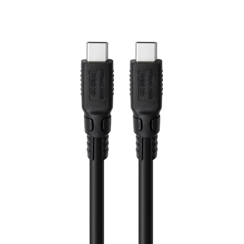 USB-C-kaapeli MicroConnect ColorFlex 100W USB3.2CC03-LSZH, USB-C - USB-C, USB 3.2, 100W PD, LSZH-vaippa