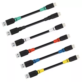MicroConnect USB3.2AC2-LSZH ColorFlex USB-C–USB-A-kaapeli, USB 3.2, 60 W, 10 Gbps, LSZH