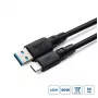 MicroConnect USB3.2AC3-LSZH ColorFlex USB-C–USB-A-kaapeli, USB 3.2, 60 W, 10 Gbps, LSZH