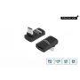 MicroConnect USB4-CCFAS90-240W Premium USB4 Gen 3x2 USB-C vaakasuuntainen 90° sovitin, 240 W, 40 Gbps