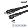 Microconnect MC-LS-USB4CC0.5-A USB-kaapeli 0,5 m USB-C musta