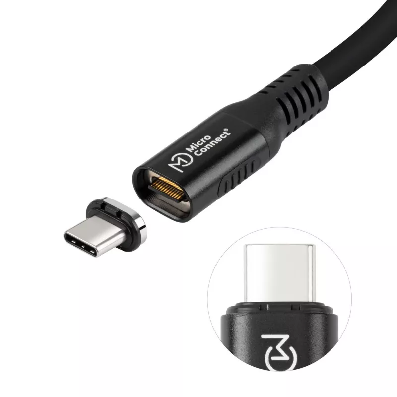 Microconnect MC-LS-USB4CC1.0 USB-kaapeli 1 m USB-C musta