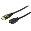 Techly ICOC-HDMI-4-EXT075 HDMI-kaapeli 7,5 m HDMI Type-A (Standard) musta