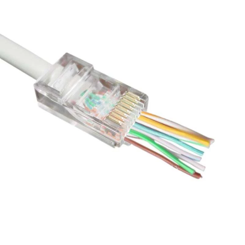 MicroConnect CON6UTPE modulaarinen RJ45 Easy -liitin Cat6 UTP (100 kpl)