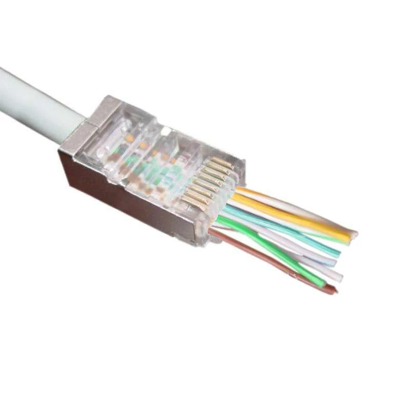 MicroConnect CON6FTPE modulaarinen RJ45 Easy -liitin Cat6 FTP (100 kpl)