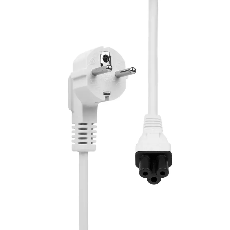 ProXtend kulmikas Type-F Schuko -C5 virtajohto valkoinen 5 m