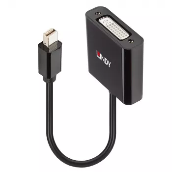 Lindy Mini DisplayPort - DVI aktiivimuunnin 0,16 m musta