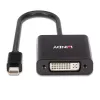 Lindy Mini DisplayPort - DVI aktiivimuunnin 0,16 m musta