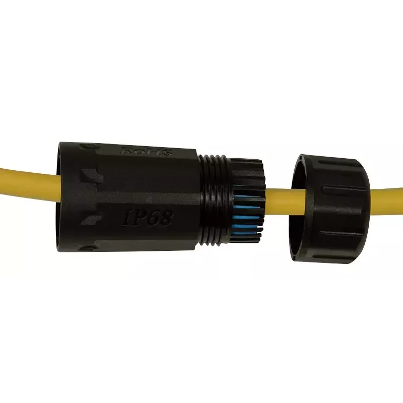 Kaapelisovitin LOGON NETWORKING TWPGLAND84 RJ-45 musta
