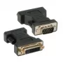 Techly DVI - analoginen VGA F/M sovitin IADAP DVI-9100, VGA, DVI-I, musta